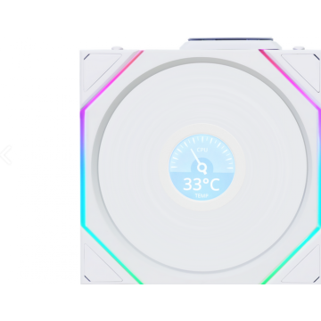 Lian Li UNI FAN TL Wireless ARGB Reverse Blade LCD White - Ventilator