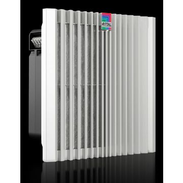 Rittal Blue e+ Filterlüfter EC 625 m³/h, 100 V-240 V, RAL 7