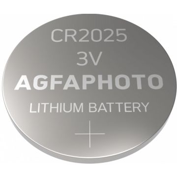 AgfaPhoto batterij knoopcel CR2025 3V Extreme Lithium 5St.