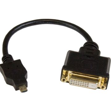 StarTech.com 8in Micro HDMI to DVI-D Adapter MF - 8in Micro HDMI to DVI Cable