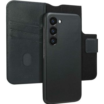 Accezz Leather Bookcase 2-in-1 met MagSafe Samsung Galaxy S23 - Onyx Black