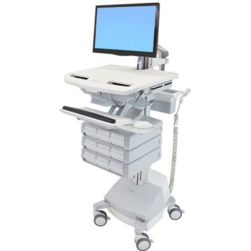 Ergotron StyleView Cart with LCD Arm, SLA Powered, 9 Drawers - Wagen (alleen opladen)