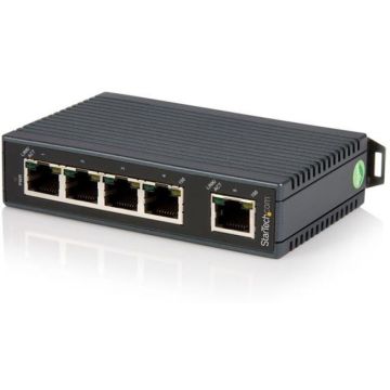 StarTech.com 5-poorts industriële Ethernet-switch - op een DIN-rail monteerbaar