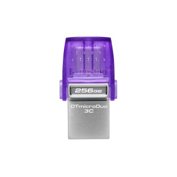 Kingston DataTraveler microDuo 3C 256GB Purple - USB-Stick