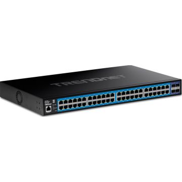 TRENDnet 52-port Gigabit Web Smart Switch with 10G SFP+