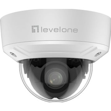 LevelOne IPCam FCS-3616 Dome Out 6MP H.265 IR 10W PoE