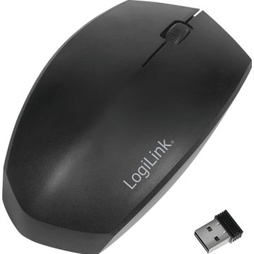 LogiLink muis Bluetooth 4.2 + radio 2,4 GHz, dual-Modus black