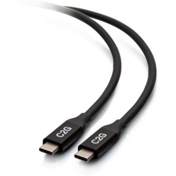 C2G 3.3ft (1m) USB-C Male to USB-C Male Cable (20V 5A) - USB4 (40Gbps)