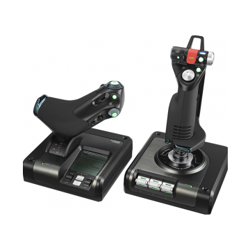Logitech X52 Professional H.O.T.A.S. - Joystick en gaspook