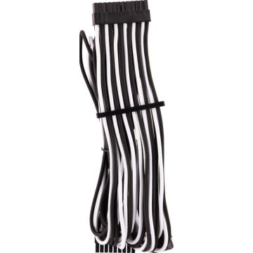 Cable PSU Corsair Type4 ATX with Comb Premium Individually Sleeved 24Pin Cable Whit/Blck