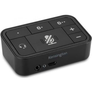 Kensington Universal 3-in-1 Pro Audio Headset Switch - Koptelefoonschakelaar voor koptelefoon