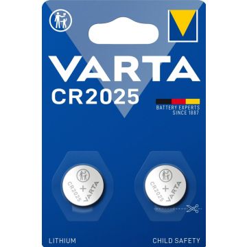 BATTERIJ VARTA CR2025 3V LITHIUM