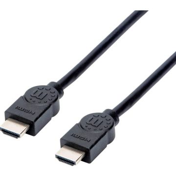 Manhattan HDMI-Kabel High Speed A -> A St/St 1.00m geschirm