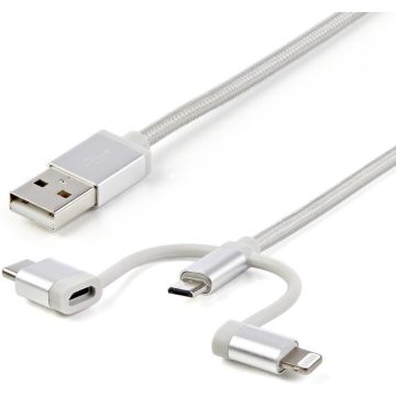 StarTech.com 1m USB oplaadkabel - gevlochten