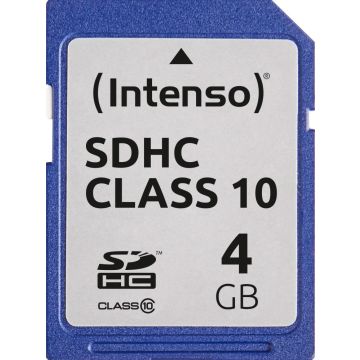 Intenso SDHC/XC Class 10 4GB Card ***MOQ X12***