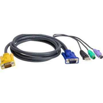 ATEN 2L-5302UP - Toetsenbord  video  muis (TVM) kabel