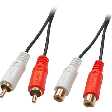 LINDY 2m Premium Phono To Phono Extension Cable