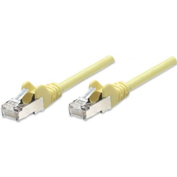 Intellinet Patchkabel RJ45 SF/UTP Cat5e 7.5mHebelschutz geel