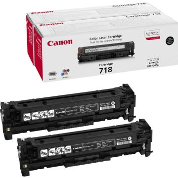 Canon 718 Black - Tonercartridge