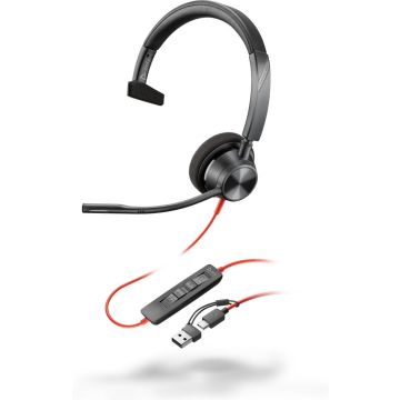 Poly Blackwire 3310 - USB-C, USB-A