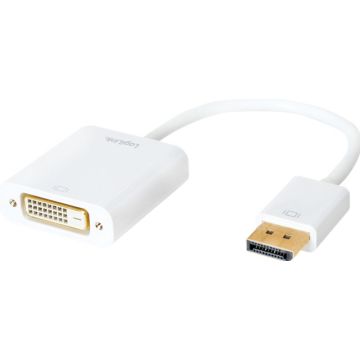Logilink DisplayPort 1.2 zu DVI Adapter m.15cm Kabel(Aktiv)