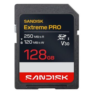 SanDisk Extreme Pro SDXC 128GB - Flashgeheugen