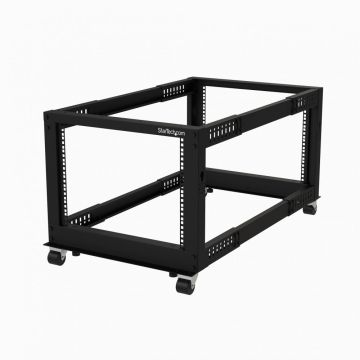StarTech.com 19" 8U open frame rack - 4 stijlen