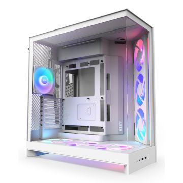 NZXT H9 Flow RGB+ (2025) White - Behuizing