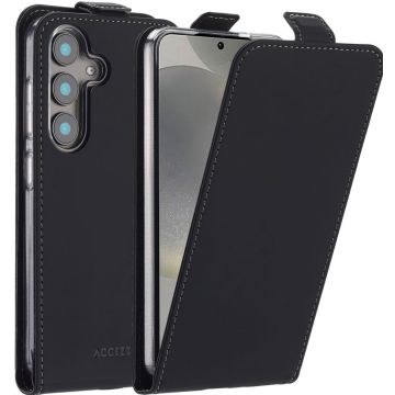 Accezz Flipcase Samsung Galaxy S25 - Zwart