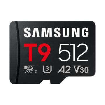 Samsung T9 microSDHC UHS-I Card 512GB  + Card reader - Flashgeheugenkaart