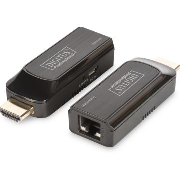 DIGITUS Professional DS-55203 Mini HDMI Extender Set - Videoaudio-uitbreider