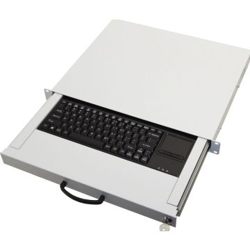 Equip keyboardschublade US-ASCII + Touchpad hellgrijs