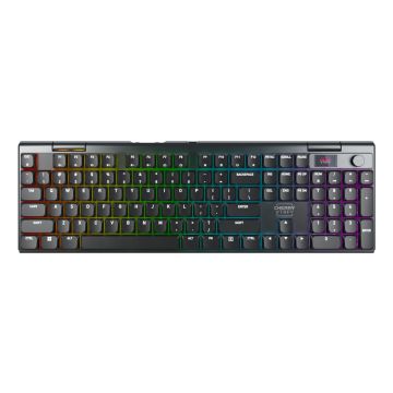 CHERRY XTRFY MX 10.1 Wireless toetsenbord Gamen USB + RF Wireless + Bluetooth QWERTY Amerikaans Engels Zwart