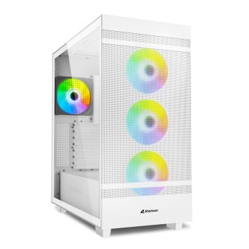 Sharkoon Rebel C50 RGB White - Midtowermodel