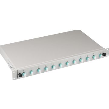 EFB Spleißbox LC 50/125Á OM3 ausziehbar, 12Pigtails abgesetz