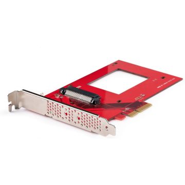 StarTech.com U.3 to PCIe Adapter Card, PCIe 4.0 x4 Adapter For 2.5" U.3 NVMe SSDs, SFF-TA-1001 PCI Express Add-in Card for DesktopsServers, TAA Compliant - OS Independent (PEX4SFF8639U3)