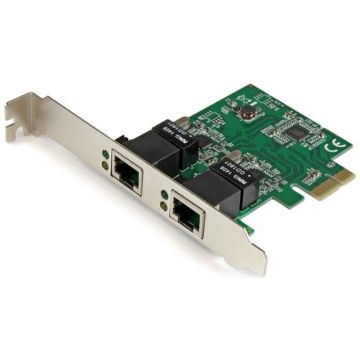 StarTech.com Dual Port Gigabit PCI Express Server Network Adapter Card - 1 Gbps PCIe NIC
