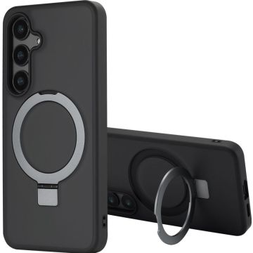 Accezz Ring Stand Backcover met MagSafe Samsung Galaxy S24 - Zwart