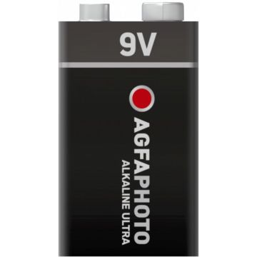 AgfaPhoto batterij Alkaline Ultra -9V 6LR61 E-Block 1St.