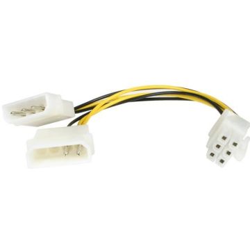 StarTech.com LP4PCIEXADAP - Netspanningsadapter