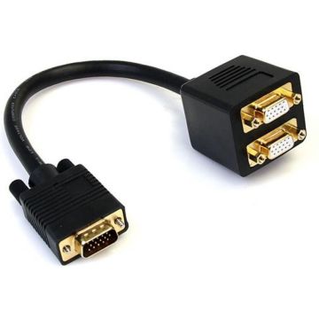 StarTech.com 30 cm VGA naar 2x VGA Video Splitter – MF - VGA splitser