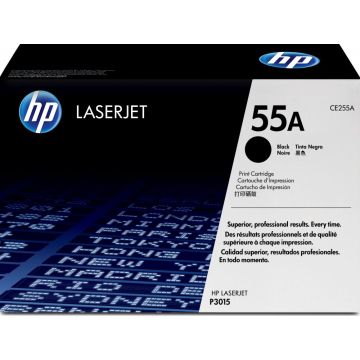 HP 55A originele zwarte LaserJet tonercartridge, 6000 pagina's, Zwart, 1 stuk(s)