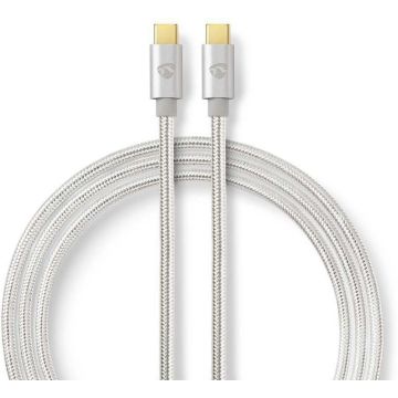 USB 2.0 Cable | Type-C Male - Type-C Male | 2.0 m | Aluminium