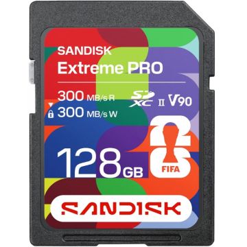 SANDISK Extreme Pro SD FIFA World Cup 2026 128GB - Flashgeheugenkaart
