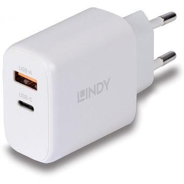Lindy 65W USB Type A & C GaN Charger