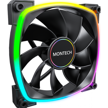 Montech RX140 PWM ARGB Black - Ventilator