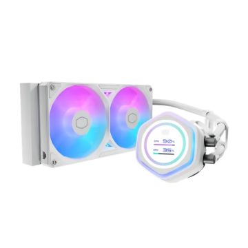 Cooler Master MasterLiquid Atmos II LCD 240 White - Waterkoeler