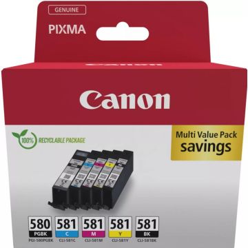 Canon PGI-580CLI-581 PGBKCMYBK Multi Pack - 5