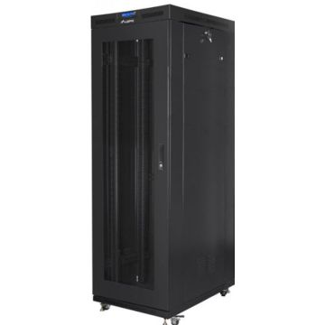 LANBERG EINBAUSCHRANK 19" 42U 800X1000 SCHWARZ LCD PERFORIER
