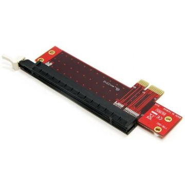 StarTech.com PCI Express X1 naar X16 Low-Profile Slotverlenging Adapter - Sleufadapter van PCIe x1 naar PCIe x16